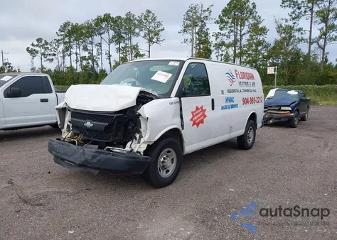 2016 Chevrolet Express 2500 Work Van из США, поврежденный, VIN 1GCWGAFG9G1165372